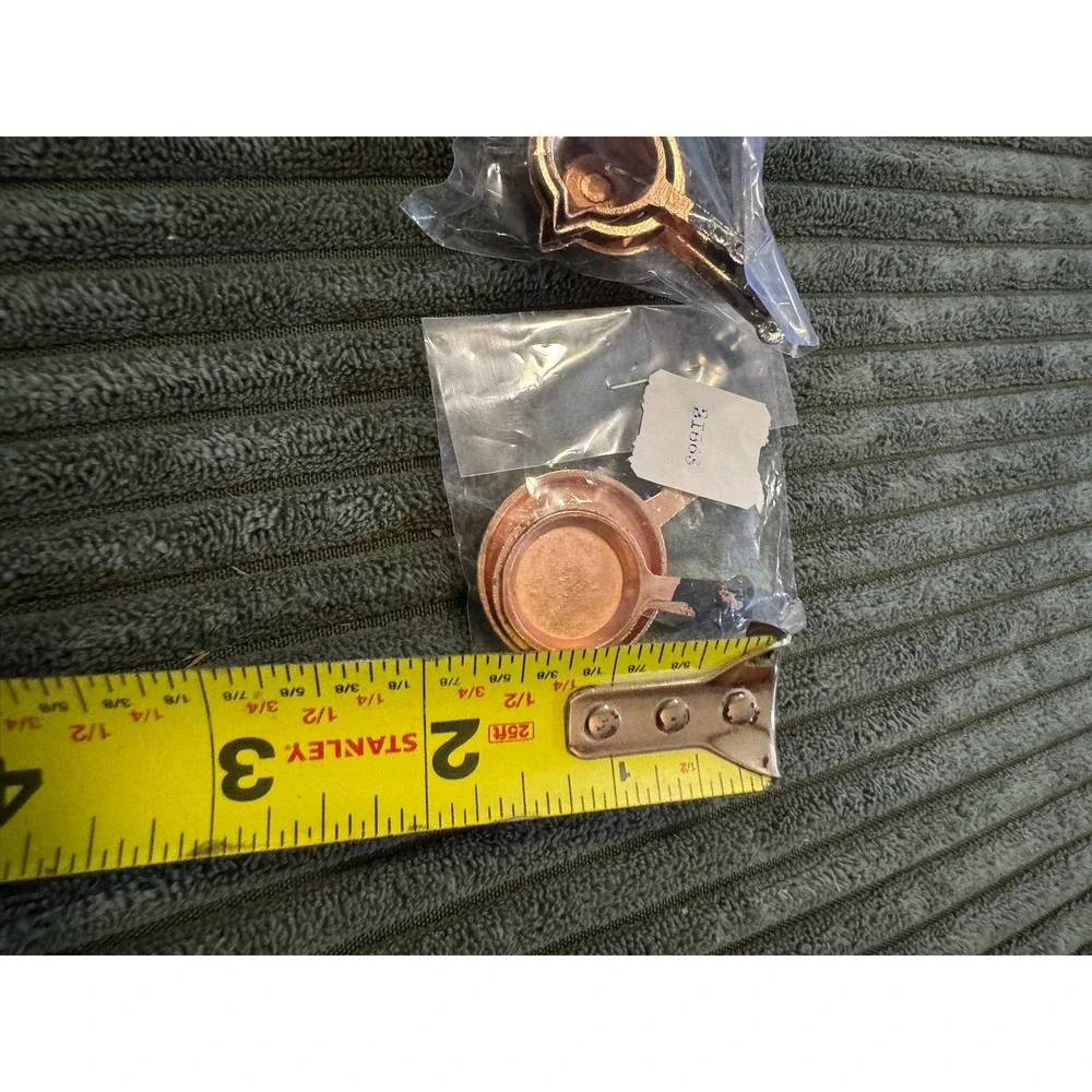 Vintage Miniature‎ Dollhouse Copper Pan Set